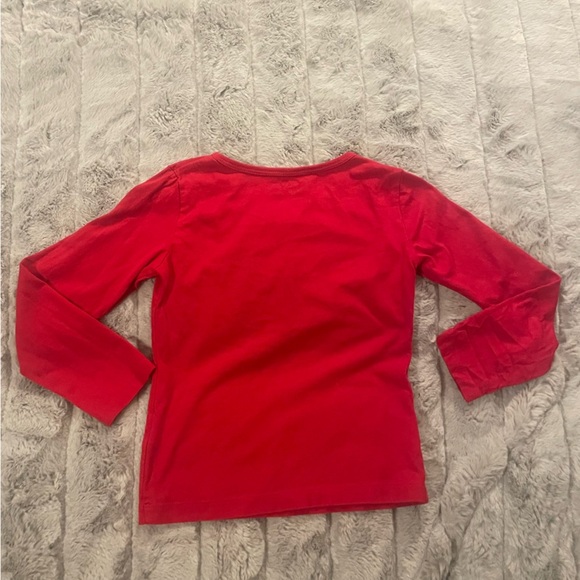 Multibrand 4T Long Sleeve Shirts Bundle, Solid, Girl, Red, Black, Basics - Picture 7 of 10